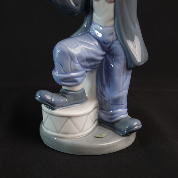 VTG Paul Sebastian Clown Porcelain Figurine Playing Violin Made In Mexico 1992 - Picture 6 of 16